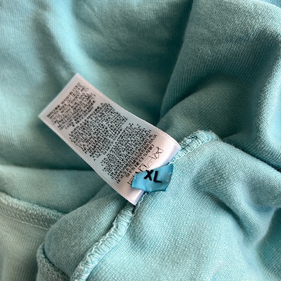📌SOLD📌 GUC Vintage Y2K Juicy Couture Ombre Blue Velour Zip Up Hoodie  SZ-XL - Picture 11 of 16
